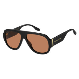 Lunettes de soleil Marc Jacobs MARC 843/S Black Orange / verres Orange (8LZ-W7)