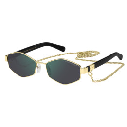 Lunettes de soleil Marc Jacobs MARC 496/S Gold Green / verres Green Mirror (PEF-MT)