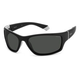 Lunettes de soleil Polaroid PLD 2135/S Black Grey / verres Grey Polarized (08A-M9)