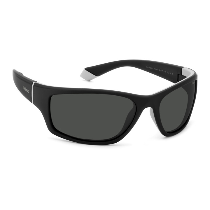 Lunettes de soleil Polaroid PLD 2135/S Black Grey / verres Grey Polarized (08A-M9)