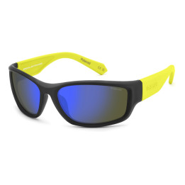 Lunettes de soleil Polaroid PLD 2166/ATP/S Black Yellow / verres Blue Mirror Polarized (71C-5X)