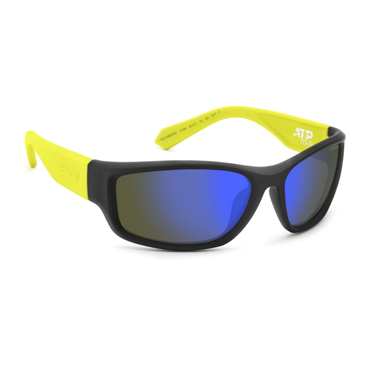 Lunettes de soleil Polaroid PLD 2166/ATP/S Black Yellow / verres Blue Mirror Polarized (71C-5X)