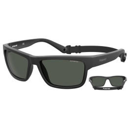 Lunettes de soleil Polaroid PLD 7031/S Black / verres Grey Polarized (807-M9)