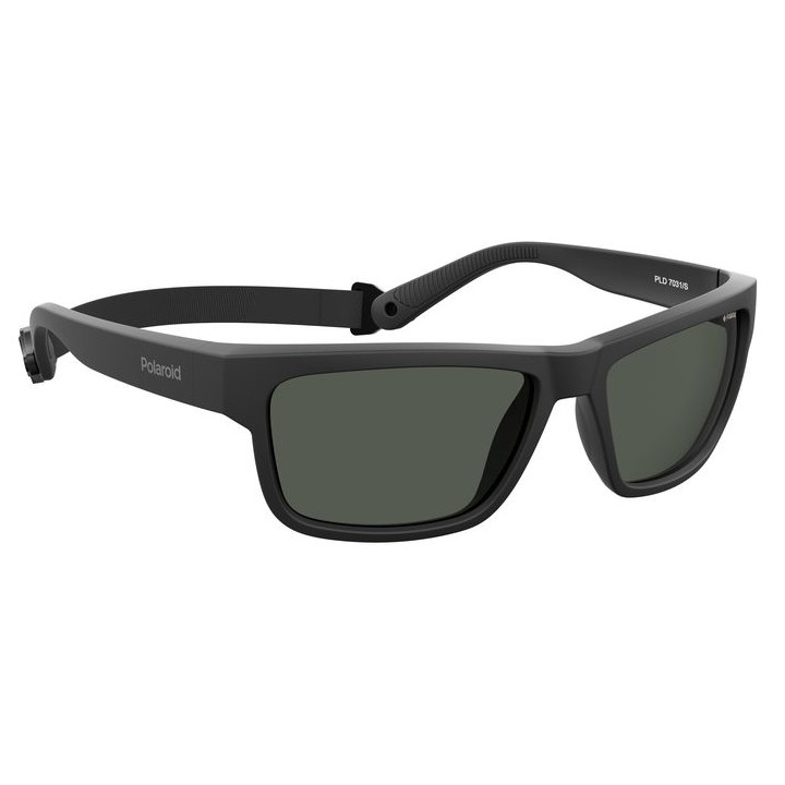 Lunettes de soleil Polaroid PLD 7031/S Black / verres Grey Polarized (807-M9)