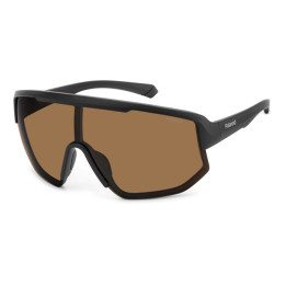 Lunettes de soleil Polaroid PLD 7047/S Matte Black Orange / verres Copper Polarized (RC2-HE)