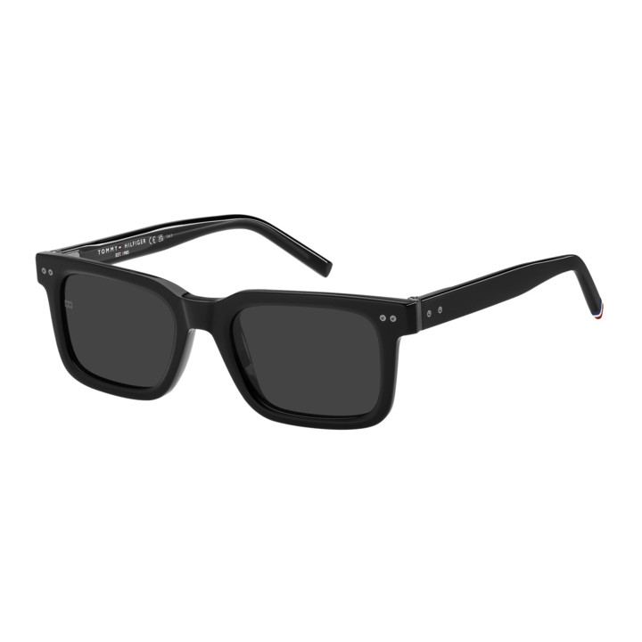 Lunettes de soleil Tommy Hilfiger TH 85/S Black / verres Grey (807-IR)