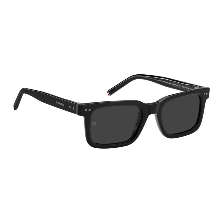 Lunettes de soleil Tommy Hilfiger TH 85/S Black / verres Grey (807-IR)