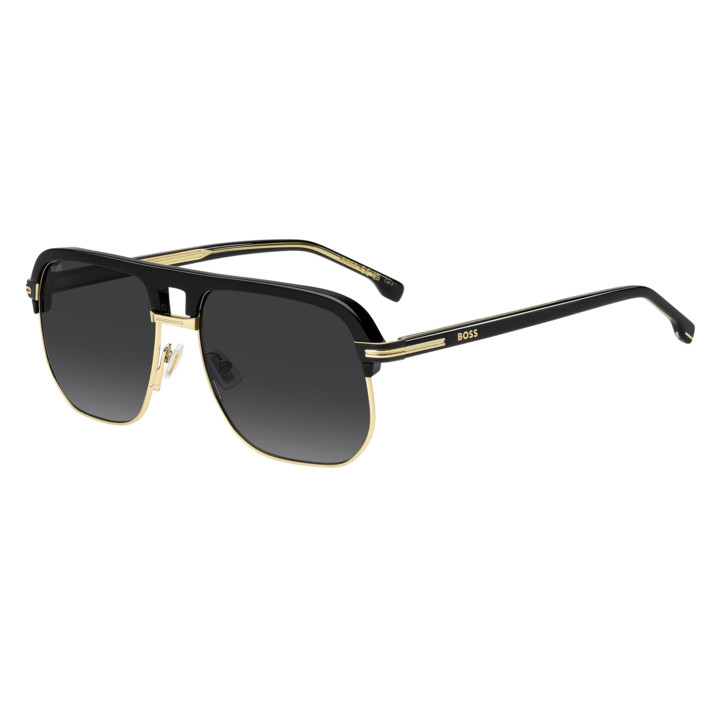 Lunettes de soleil BOSS 1752/S Black Gold / verres Dark Grey Shaded (2M2-9O)