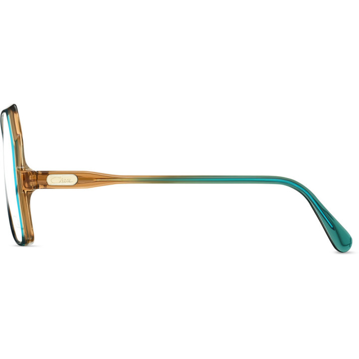 Cazal 151 003 vert foncé-caramel - vue de profil