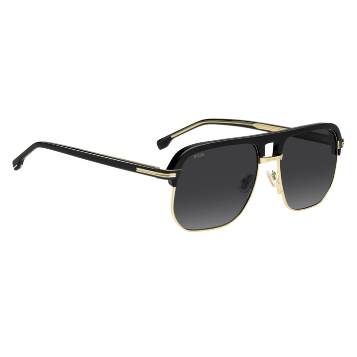 Lunettes de soleil BOSS 1752/S Black Gold / verres Dark Grey Shaded (2M2-9O)