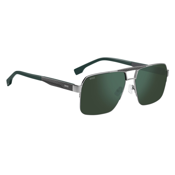 Lunettes de soleil BOSS 1767/S Ruthenium / verres Green Mirror (6LB-MT)