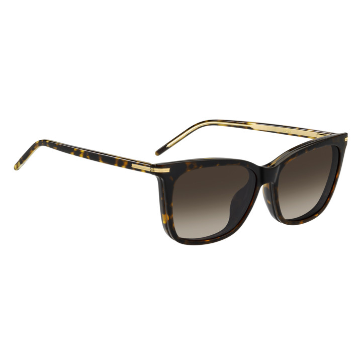 Lunettes de vue avec clip solaire BOSS 1787/G/C Havana / verres Brown Shaded Polarized (086-LA)