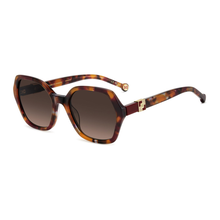 Lunettes de soleil Carolina Herrera HER 0298/G/S Havana / verres Brown Shaded (086-HA)