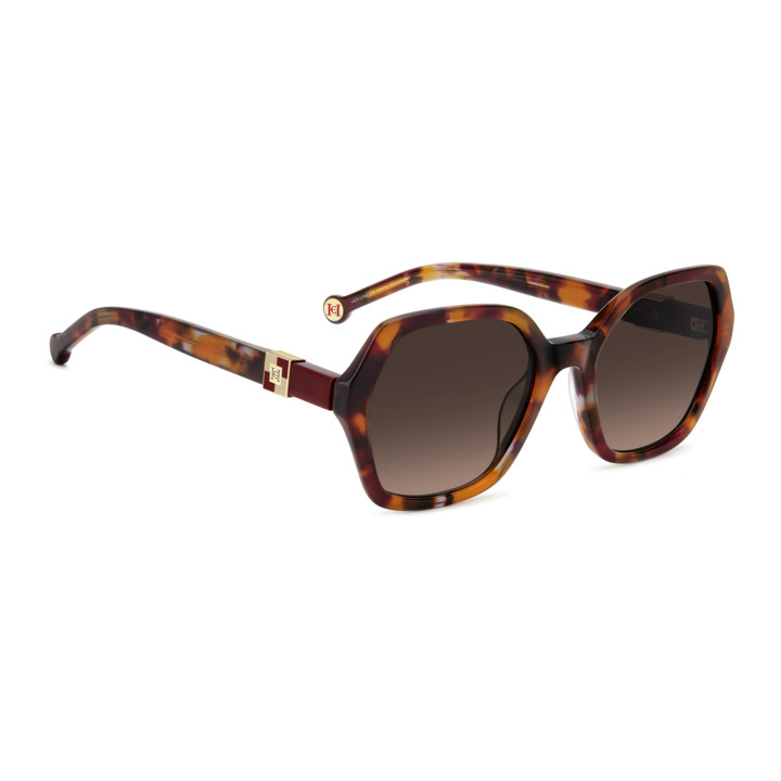 Lunettes de soleil Carolina Herrera HER 0298/G/S Havana / verres Brown Shaded (086-HA)