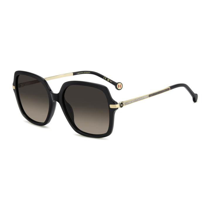 Lunettes de soleil Carolina Herrera HER 0285/G/S Black / verres Brown Shaded (807-HA)