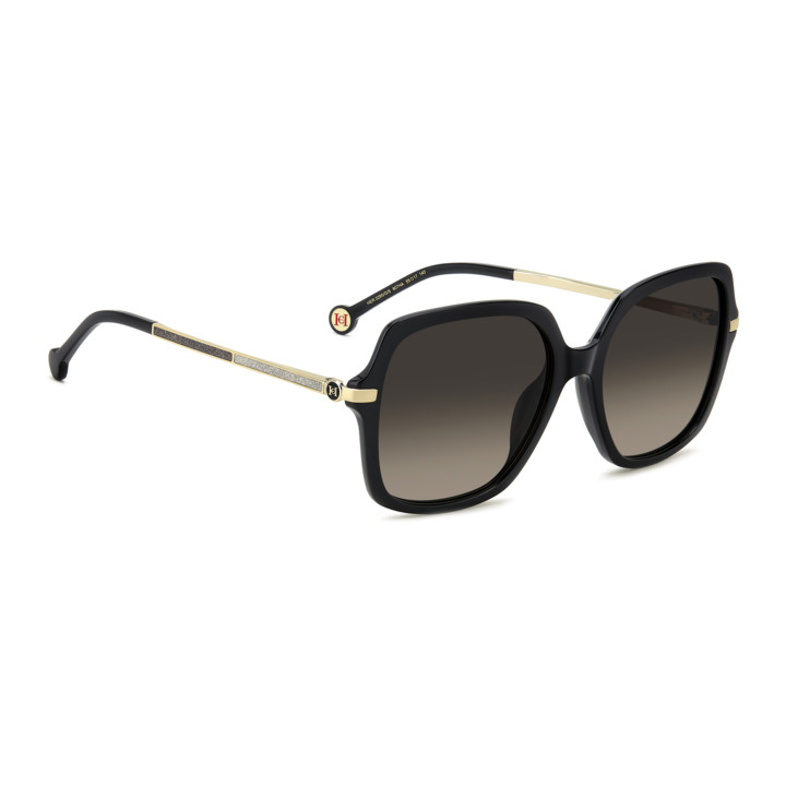 Lunettes de soleil Carolina Herrera HER 0285/G/S Black / verres Brown Shaded (807-HA)
