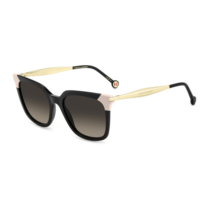 Lunettes de soleil Carolina Herrera HER 0308/S Black / verres Brown Shaded (807-HA)