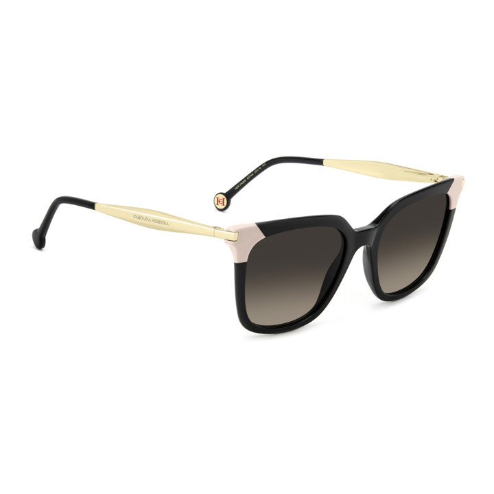 Lunettes de soleil Carolina Herrera HER 0308/S Black / verres Brown Shaded (807-HA)