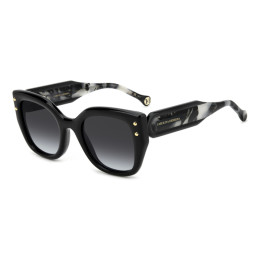Lunettes de soleil Carolina Herrera HER 0312/S Black / verres Dark Grey Shaded (807-9O)