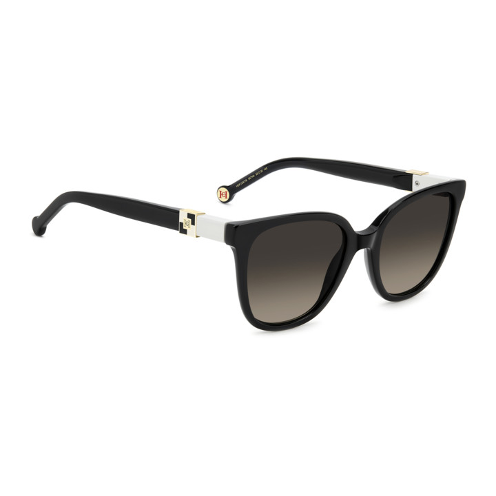 Lunettes de soleil Carolina Herrera HER 0297/S Black / verres Brown Shaded (807-HA)