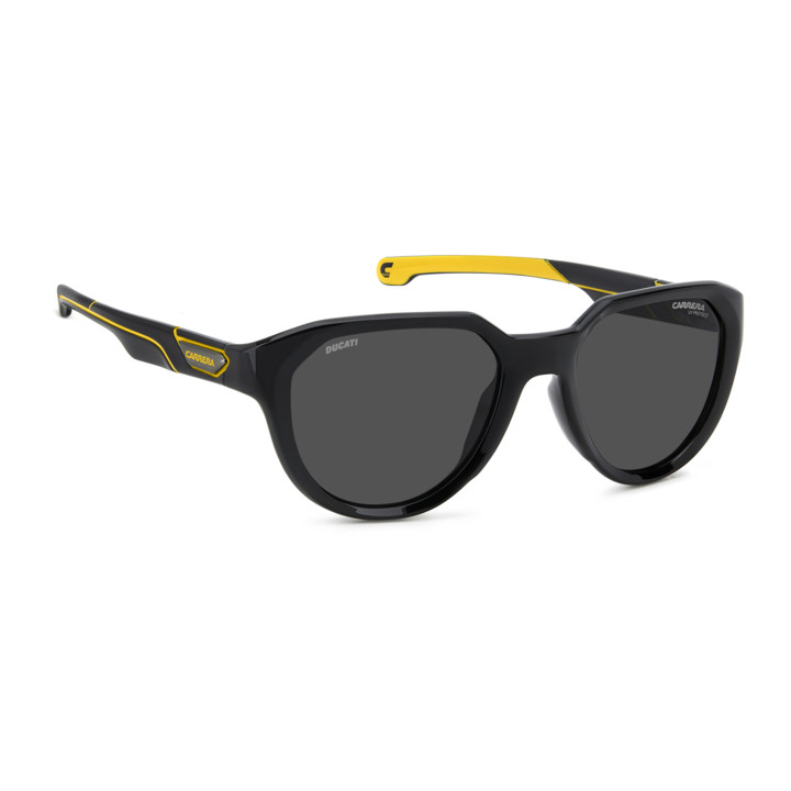 Lunettes de soleil Carrera Ducati CARDUC 050/S Black Yellow / verres Grey Antireflex (71C-2K)