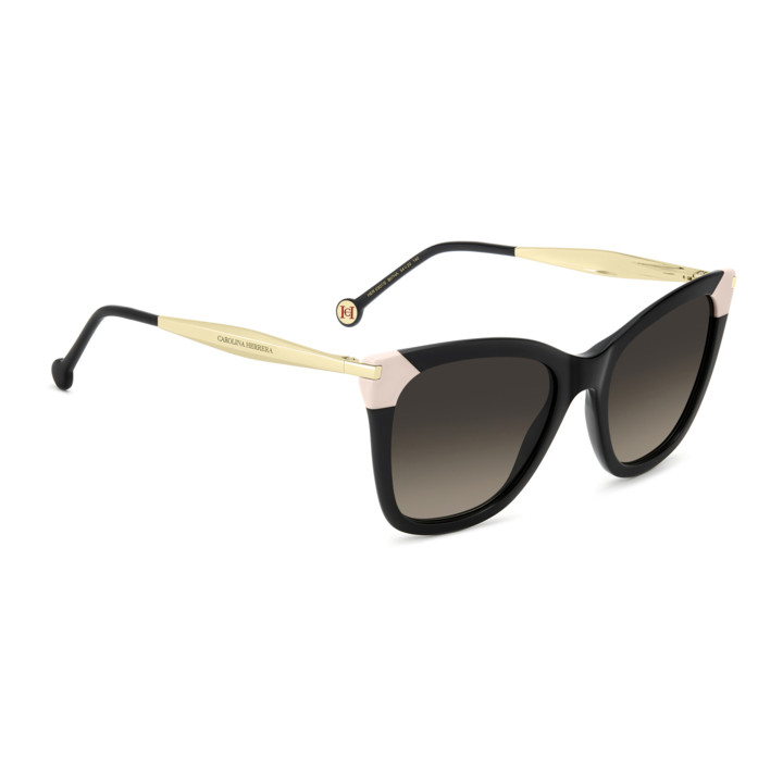 Lunettes de soleil Carolina Herrera HER 0307/S Black / verres Brown Shaded (807-HA)