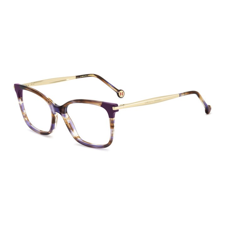 Lunettes de vue Carolina Herrera HER 0309 Violet Brown Horn (L7W)