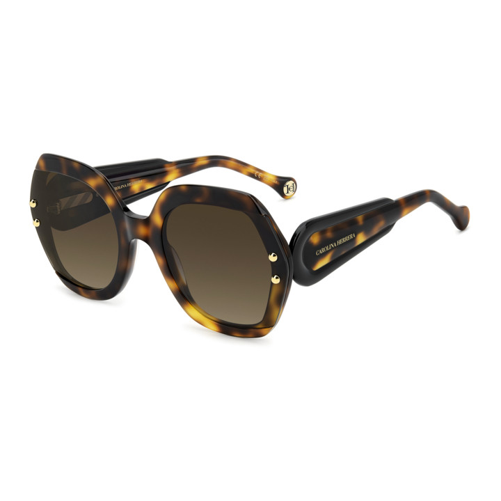 Lunettes de soleil Carolina Herrera HER 0314/G/S Havana / verres Brown Shaded (086-HA)