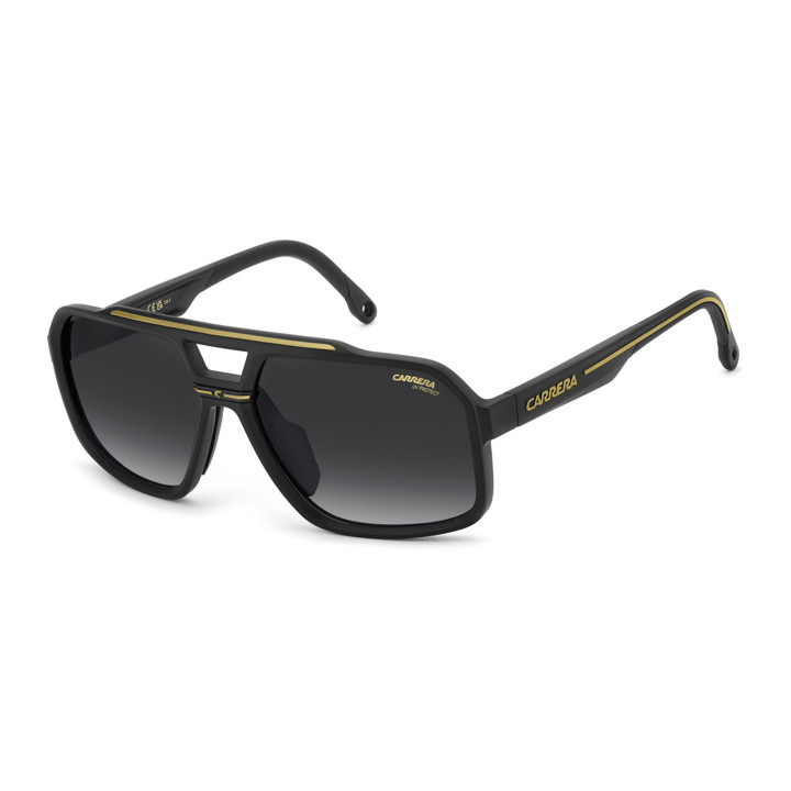 Lunettes de soleil Carrera C SPORT 03/S Matte Black Gold / verres Dark Grey Shaded (I46-9O)