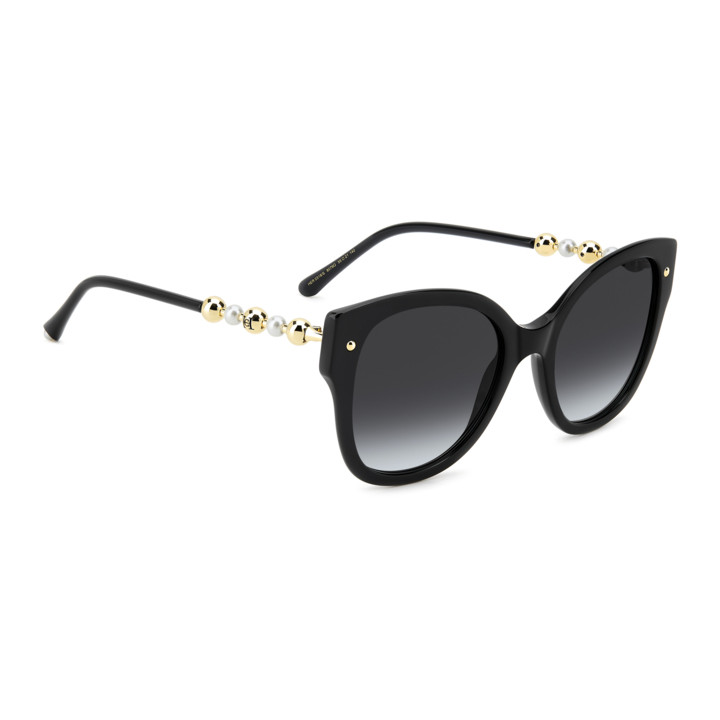 Lunettes de soleil Carolina Herrera HER 0318/S Black / verres Dark Grey Shaded (807-9O)