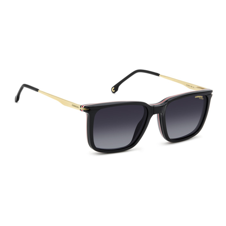 Lunettes de vue avec clip solaire Carrera CA 357/C Black Gold / verres Grey Shaded Polarized (2M2-WJ)