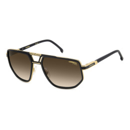 Lunettes de soleil Carrera 1072/S Matte Black Gold / verres Black Brown Green Antireflex (I46-86)