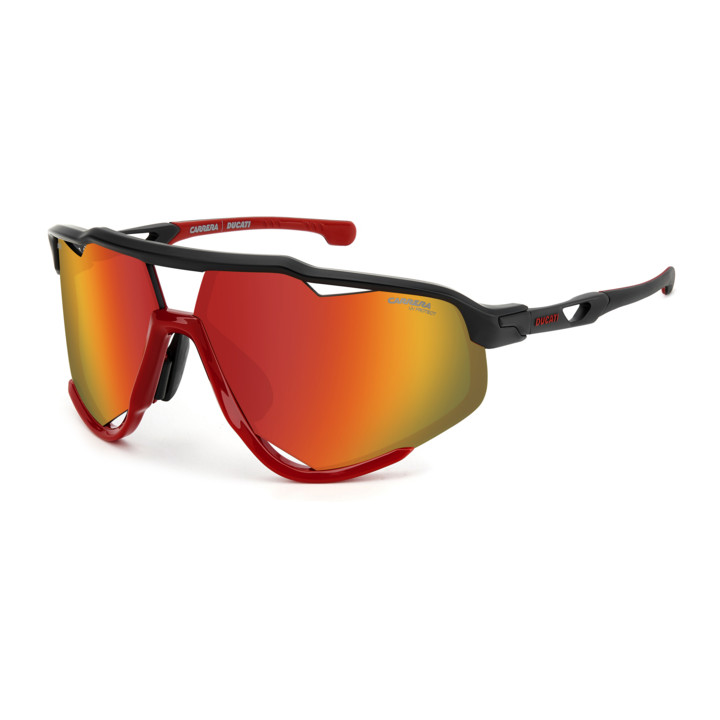 Lunettes de soleil Carrera Ducati CARDUC 055/S Matte Black Red / verres Red Multilayer (BLX-UZ)