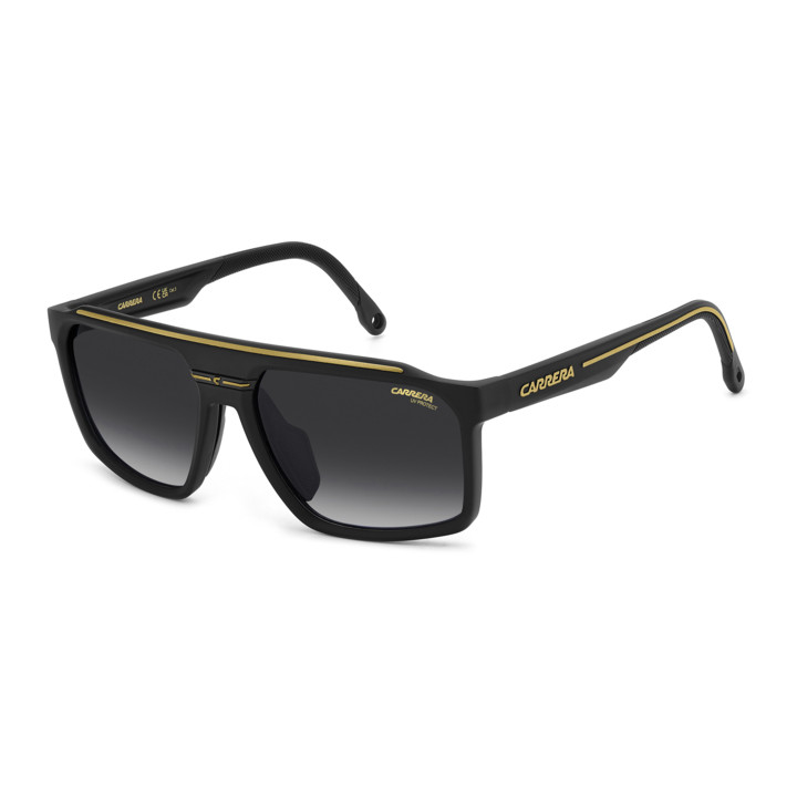 Lunettes de soleil Carrera C SPORT 04/S Matte Black Gold / verres Dark Grey Shaded (I46-9O)