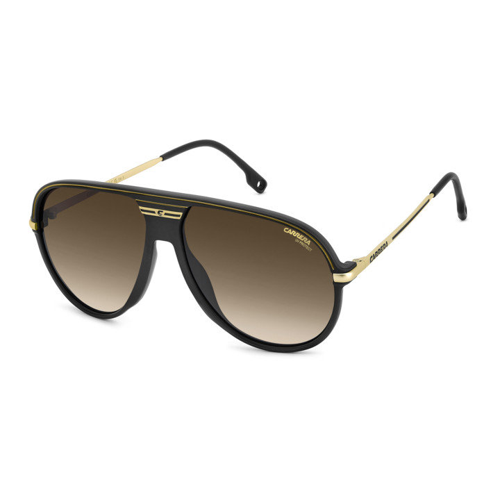 Lunettes de soleil Carrera C SPORT 06/S Matte Black Gold / verres Black Brown Green Antireflex (I46-86)
