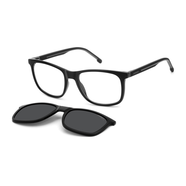Lunettes de vue avec clip solaire Carrera CA 8918/C Black Grey / verres Grey Polarized (08A-M9)