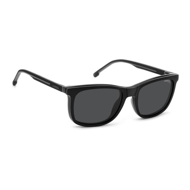 Lunettes de vue avec clip solaire Carrera CA 8918/C Black Grey / verres Grey Polarized (08A-M9)
