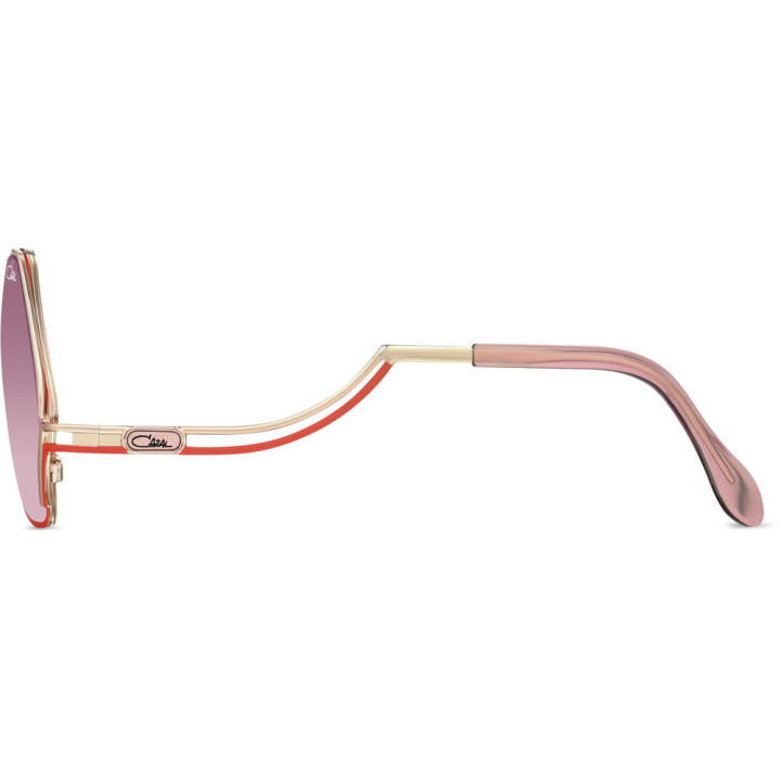 Cazal 226/3 002 corail-rosé or - vue de profil