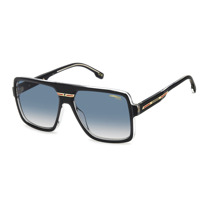 Lunettes de soleil Carrera VICTORY C 09/S Black Crystal / verres Dk Blue Shaded (7C5-08)