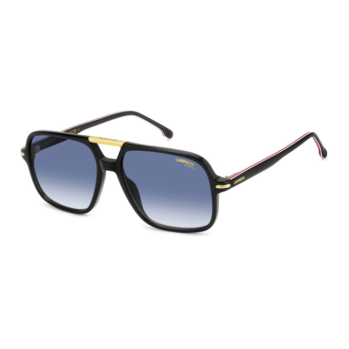 Lunettes de soleil Carrera 350/S Black Gold / verres Dk Blue Shaded (2M2-08)