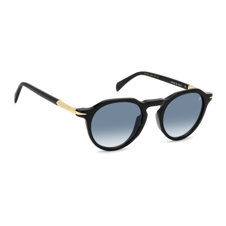 Lunettes de soleil David Beckham DB 1171/S Black Gold / verres Dk Blue Shaded (2M2-08)