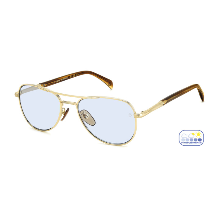 Lunettes de soleil David Beckham DB 1175/S Gold / verres Azure Photocromatic (J5G-QZ)