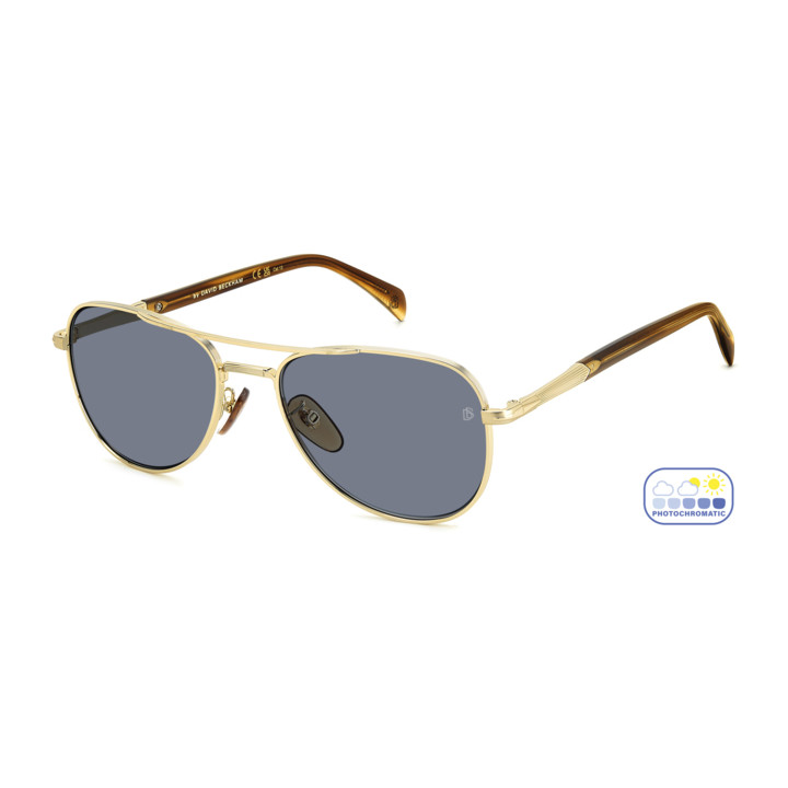 Lunettes de soleil David Beckham DB 1175/S Gold / verres Azure Photocromatic (J5G-QZ)