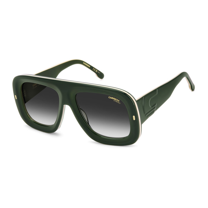Lunettes de soleil Carrera FLAGLAB 18 Green / verres Dark Grey Shaded (1ED-9O)
