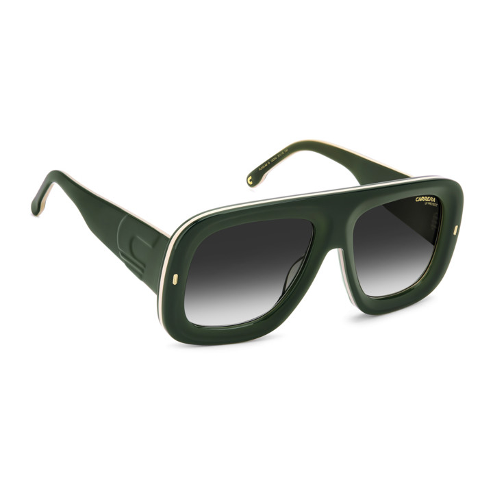 Lunettes de soleil Carrera FLAGLAB 18 Green / verres Dark Grey Shaded (1ED-9O)