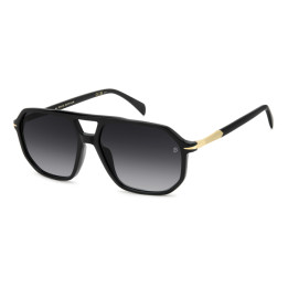 Lunettes de soleil David Beckham DB 1172/S Black Gold / verres Dark Grey Shaded (2M2-9O)