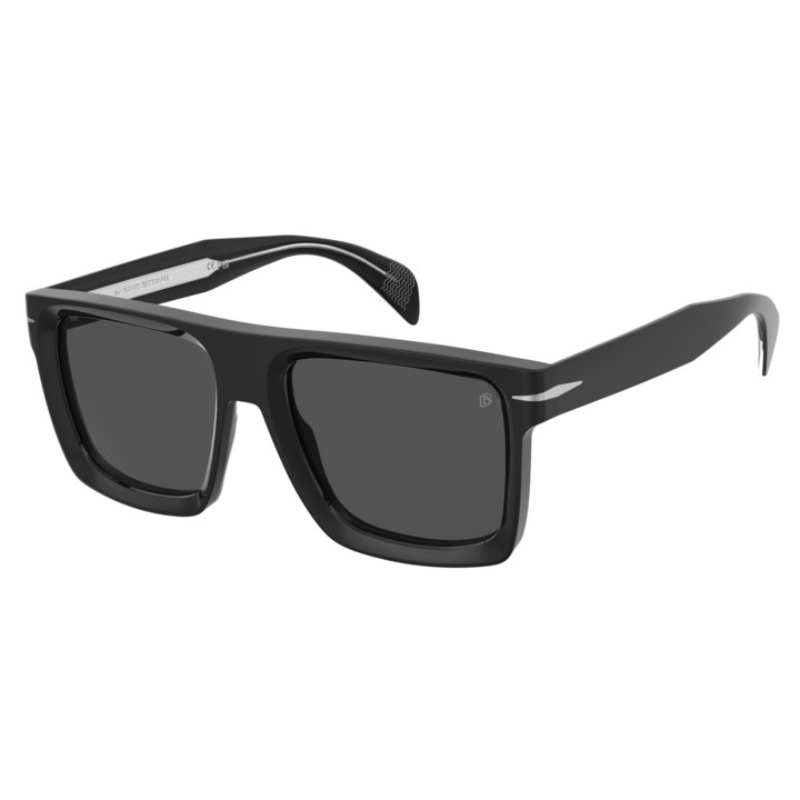 Lunettes de soleil David Beckham DB 7134/S Black / verres Grey (807-IR)