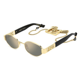 Lunettes de soleil Dsquared2 D2 0155/S/SE Rose Gold / verres Grey Bronze Mirror (000-JO)