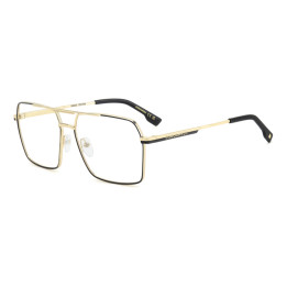Lunettes de vue Dsquared2 D2 0157 Matte Gold Black (0NZ)