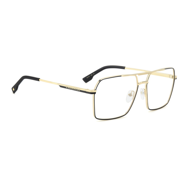 Lunettes de vue Dsquared2 D2 0157 Matte Gold Black (0NZ)